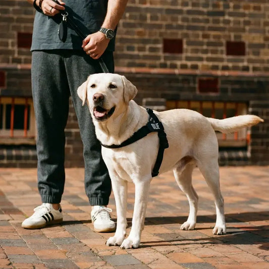 Dog Friendly Co. No-Pull Harness with D-Ring and Bungee Leash
