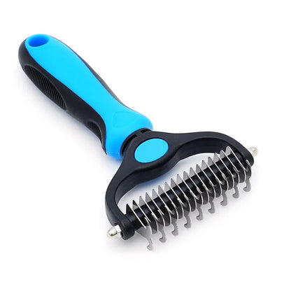 Professional Double-Sided Pet Grooming Brush for Dogs and Cats - Effective Shedding Tool for Regular Care and Reduced Shedding