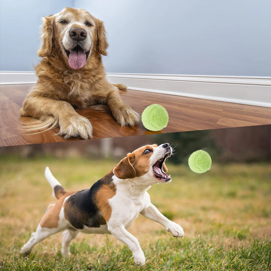 Cat Toys Balls Automatic Rolling Ball Toy Interactive Pet Electric Toy Squeaky Fluffy Plush Cat Toys Balls Indoor Home Pet Toys