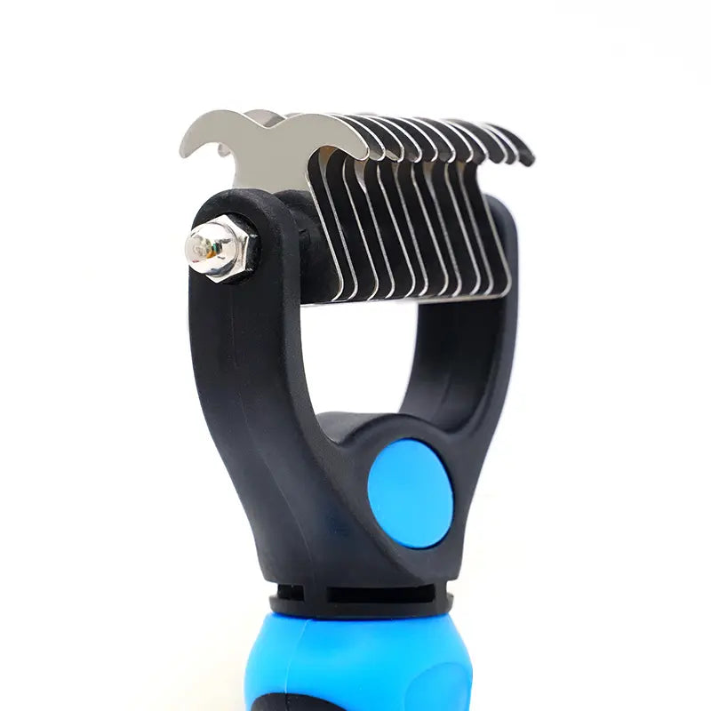 Professional Double-Sided Pet Grooming Brush for Dogs and Cats - Effective Shedding Tool for Regular Care and Reduced Shedding