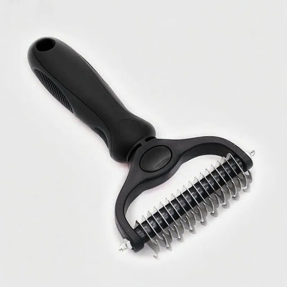 Professional Double-Sided Pet Grooming Brush for Dogs and Cats - Effective Shedding Tool for Regular Care and Reduced Shedding