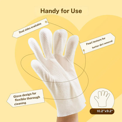 HICC PET Disposable Dog Grooming Wipes (20Pcs) - Natural, Hypoallergenic, No-Rinse Wipes with Fermented Oils for Hair Removal, Sticky Hair Control, Deodorizing, Skin Moisture & Paw Care, Outdoor Use,#Summervibes #Petlover