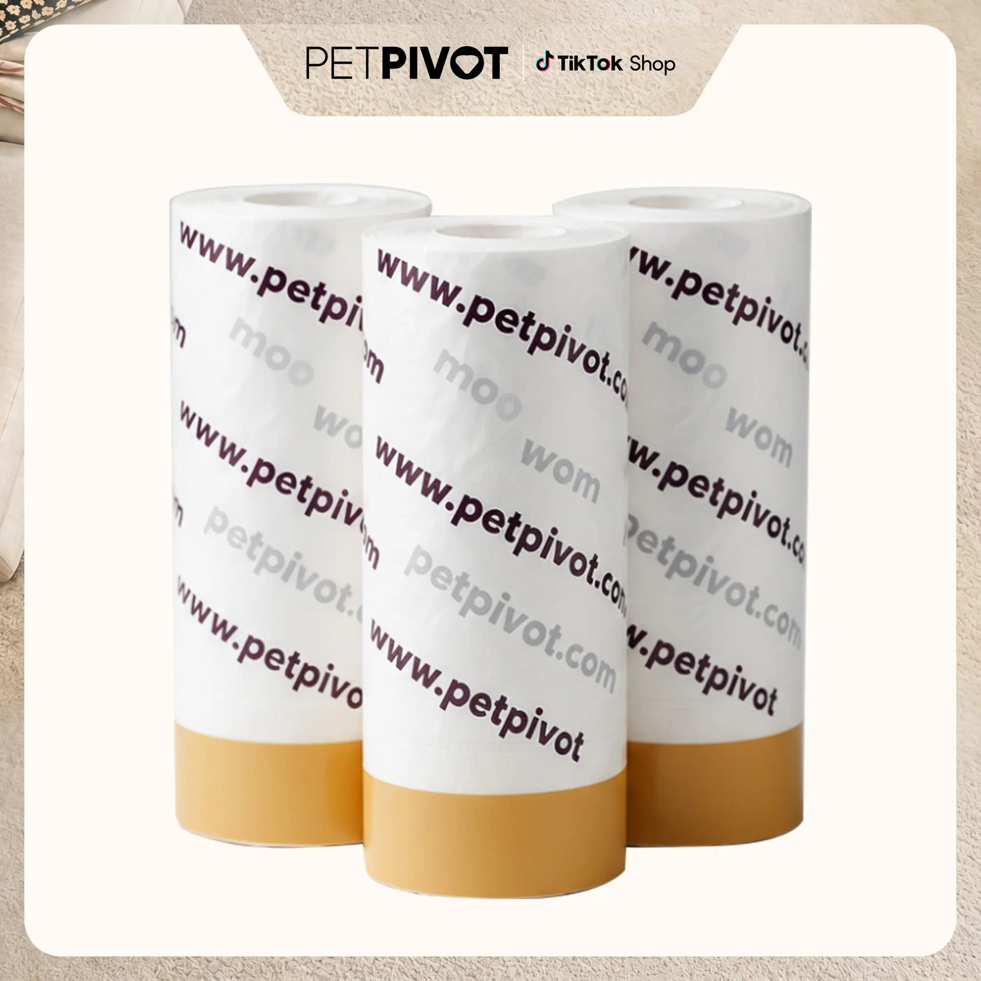 Autoscooper 11 by Petpivot Waste Bags for Automatic Litter Boxes, 60-Pack