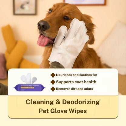 HICC PET Disposable Dog Grooming Wipes (20Pcs) - Natural, Hypoallergenic, No-Rinse Wipes with Fermented Oils for Hair Removal, Sticky Hair Control, Deodorizing, Skin Moisture & Paw Care, Outdoor Use,#Summervibes #Petlover